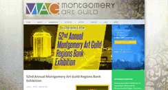 Desktop Screenshot of montgomeryartguild.org